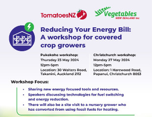 Reducing your energy bill: A workshop for covered crop growers